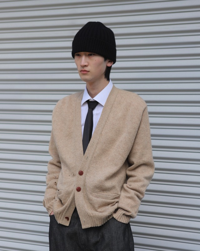short length clash cardigan