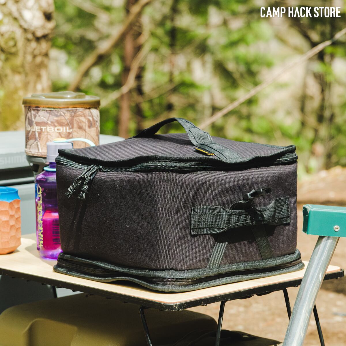 収納と水切りの合体「コンテナ＋ドライ」 | CAMP HACK STORE