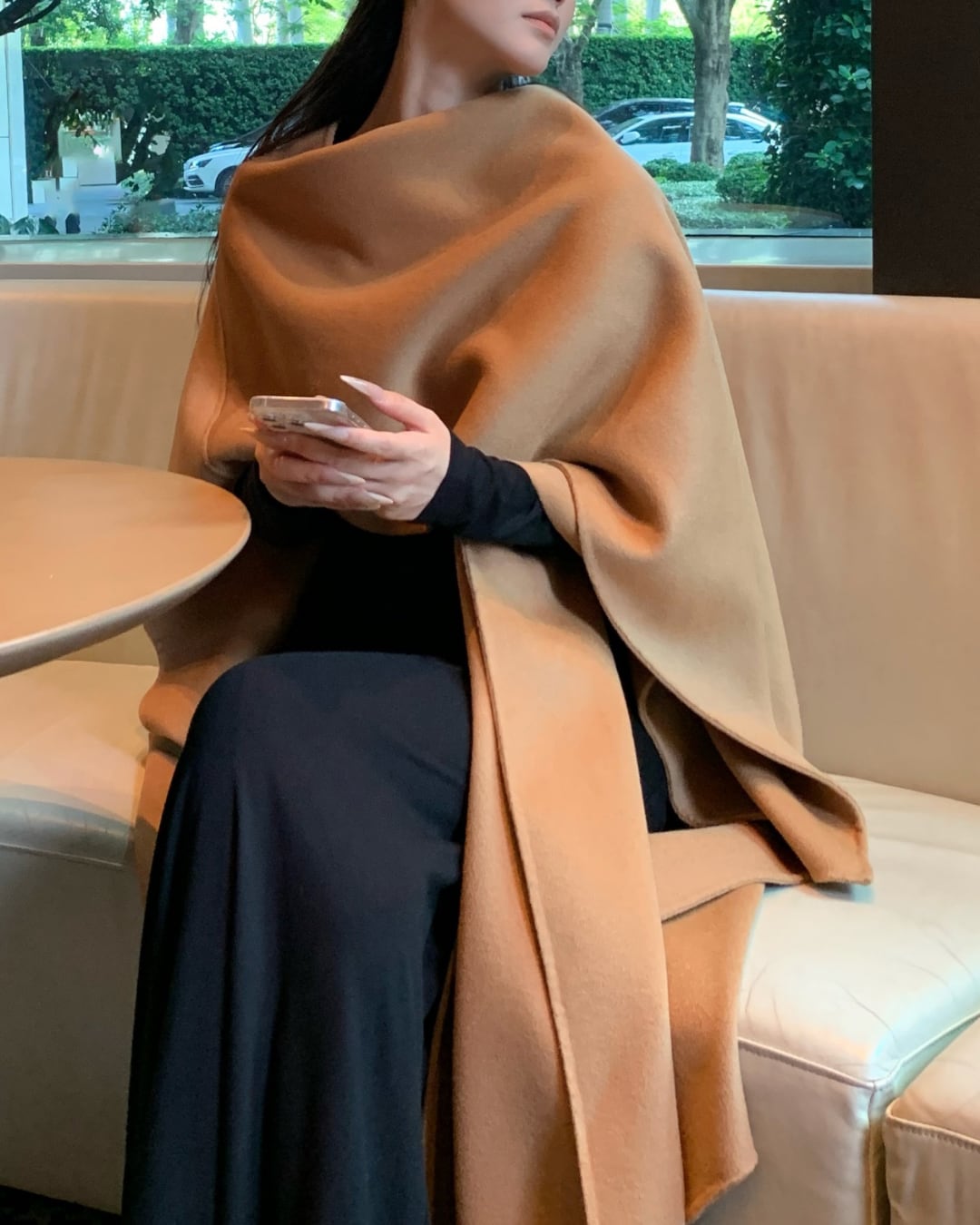 ウールケープコート A25113