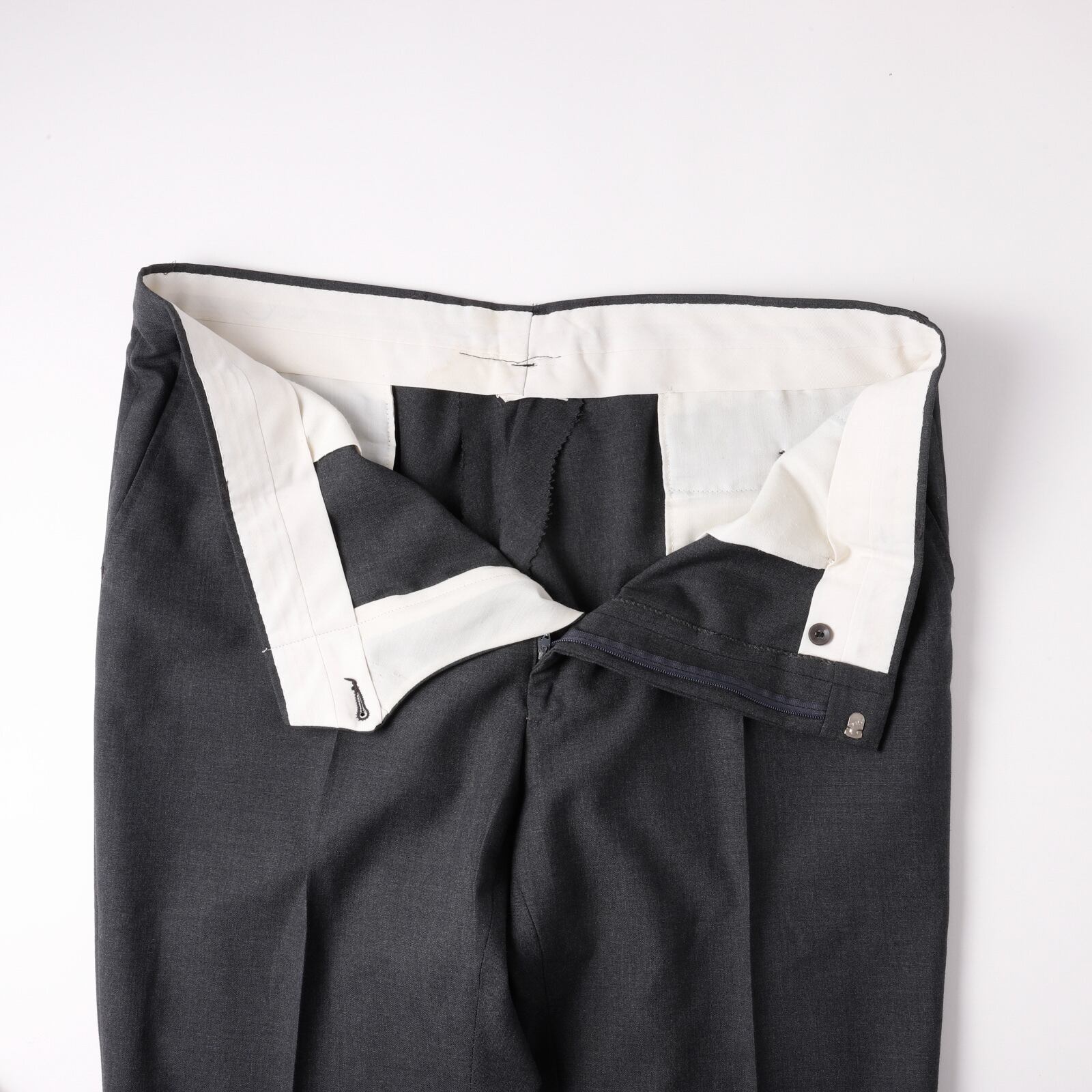 極美品】70s special vintage wool slacks pants W40 grey made in USA