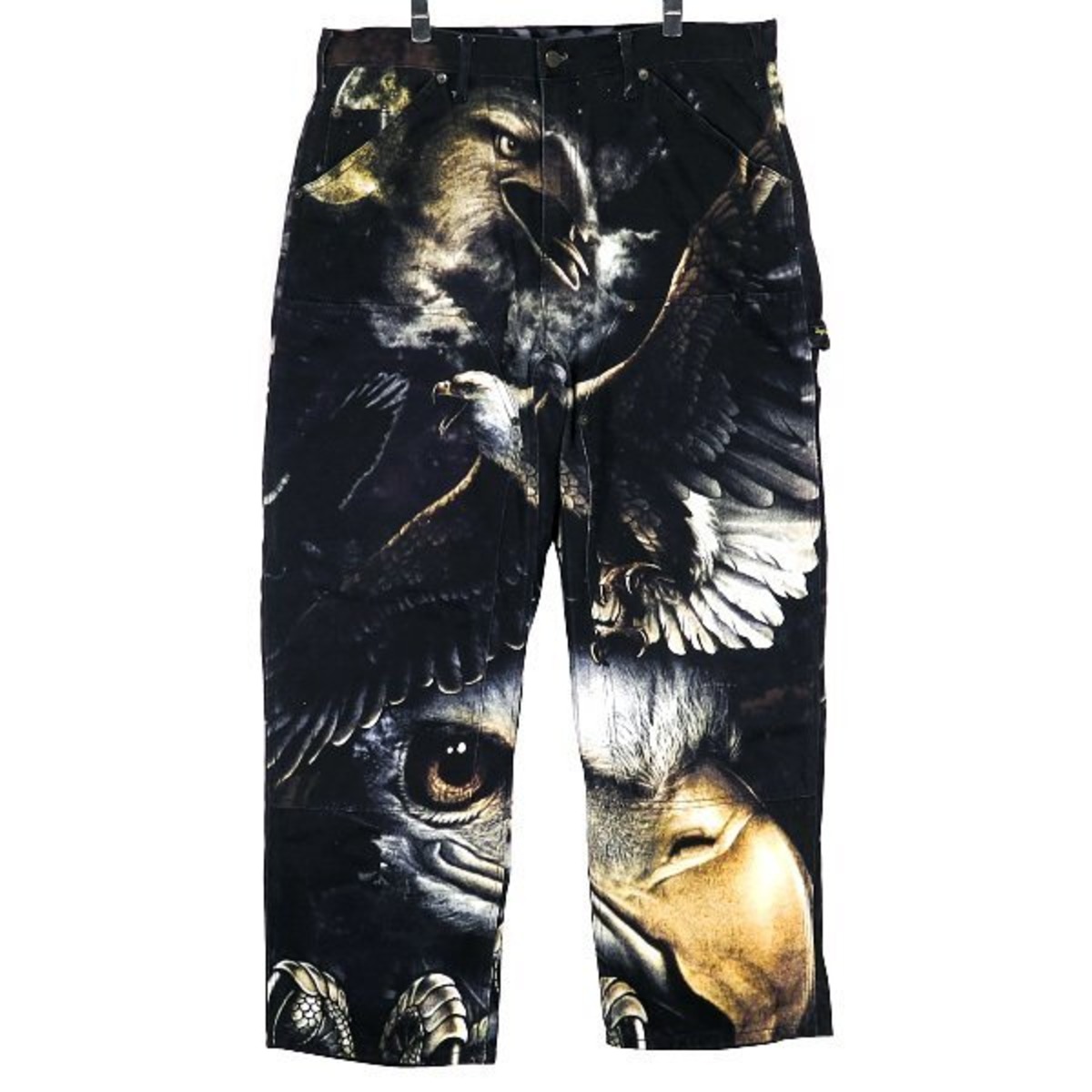 SUPREME シュプリーム 21SS EAGLE DOUBLE KNEE DENIM PAINTER PANT 