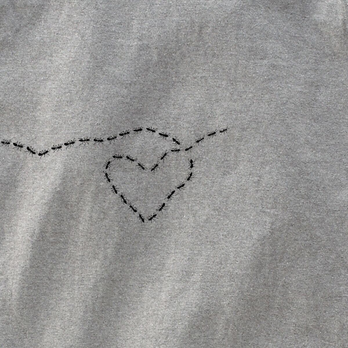 アリの大行進 ハートマーク Tシャツ am24 おもしろtシャツ