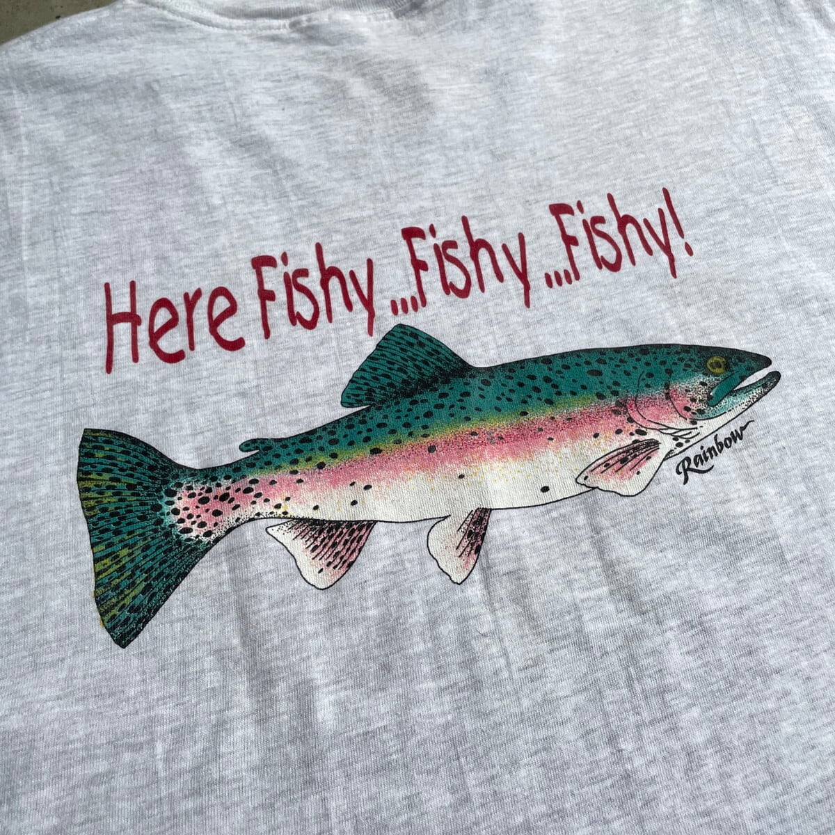 90年代 フィッシング 魚 両面プリントTシャツ メンズXL 古着 90s 