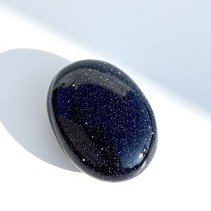 ブルーゴールドストーン パーム14◇ Blue Gold Stone ◇ 鉱物・パワーストーン・インテリア