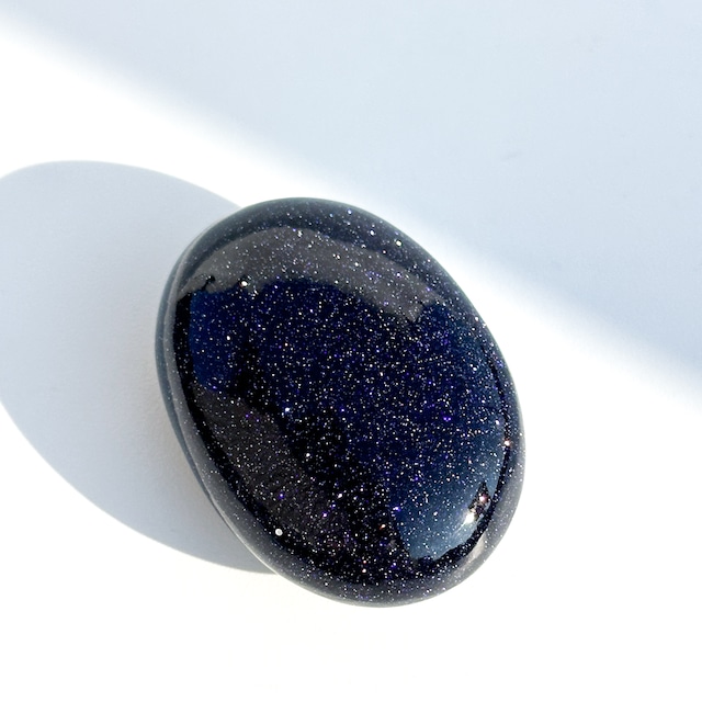 ブルーゴールドストーン パーム14◇ Blue Gold Stone ◇ 鉱物・パワーストーン・インテリア