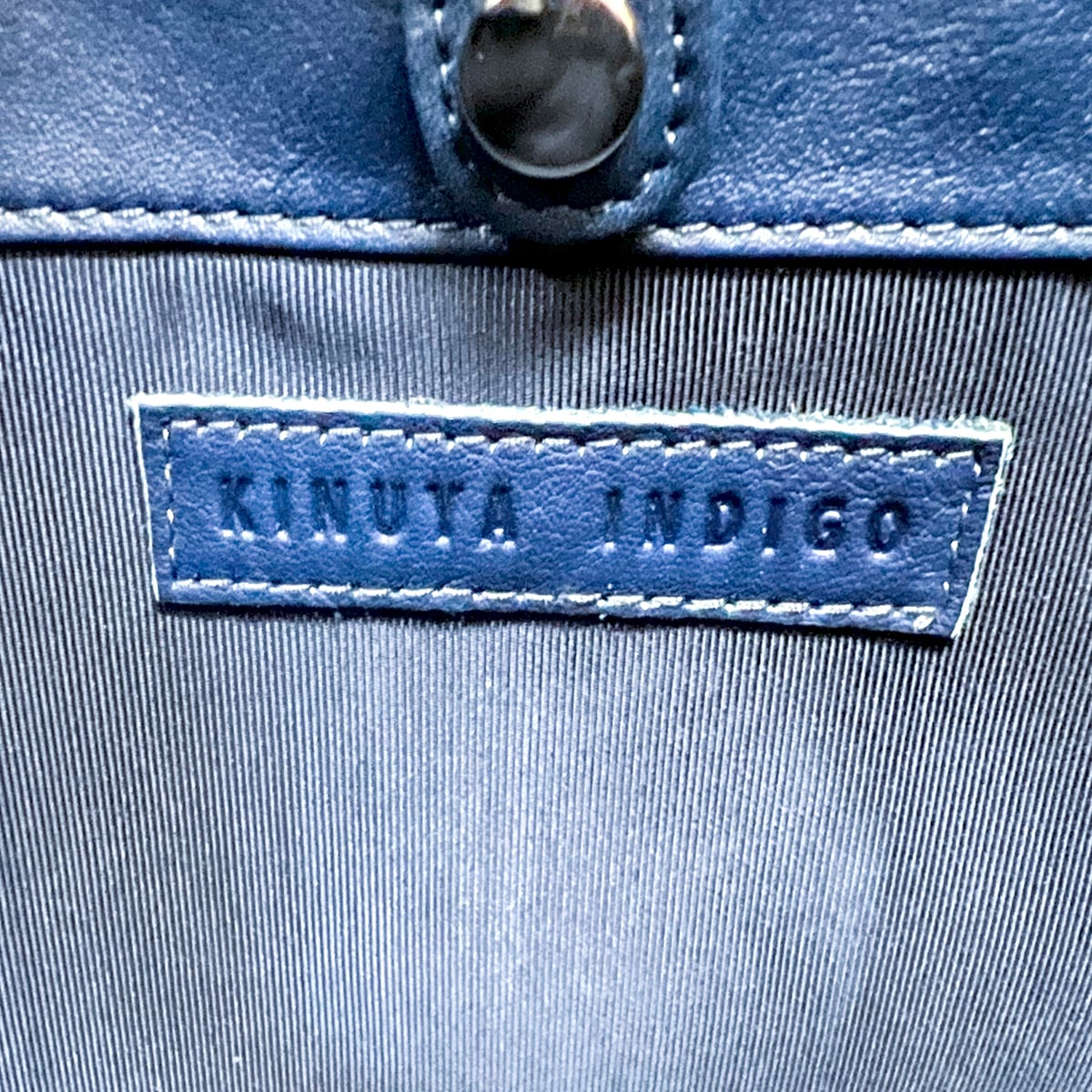 本革 藍染 バック | Kinuya Indigo