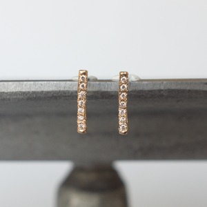 Rock Bar ピアス M　K10（片耳）