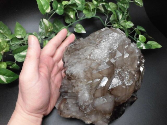 【送料無料】【高品質】ブラジル産ジャカレー水晶（アリゲータークオーツ）　no.2