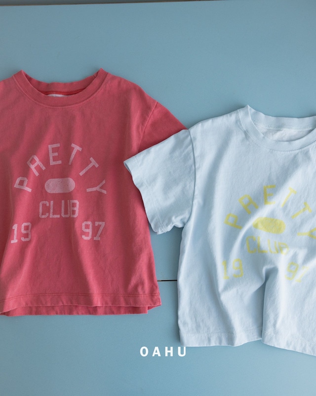 【取寄】oahu|pretty club tee|プリティクラブT|S-JXL|kids&jr|26 summer 2nd
