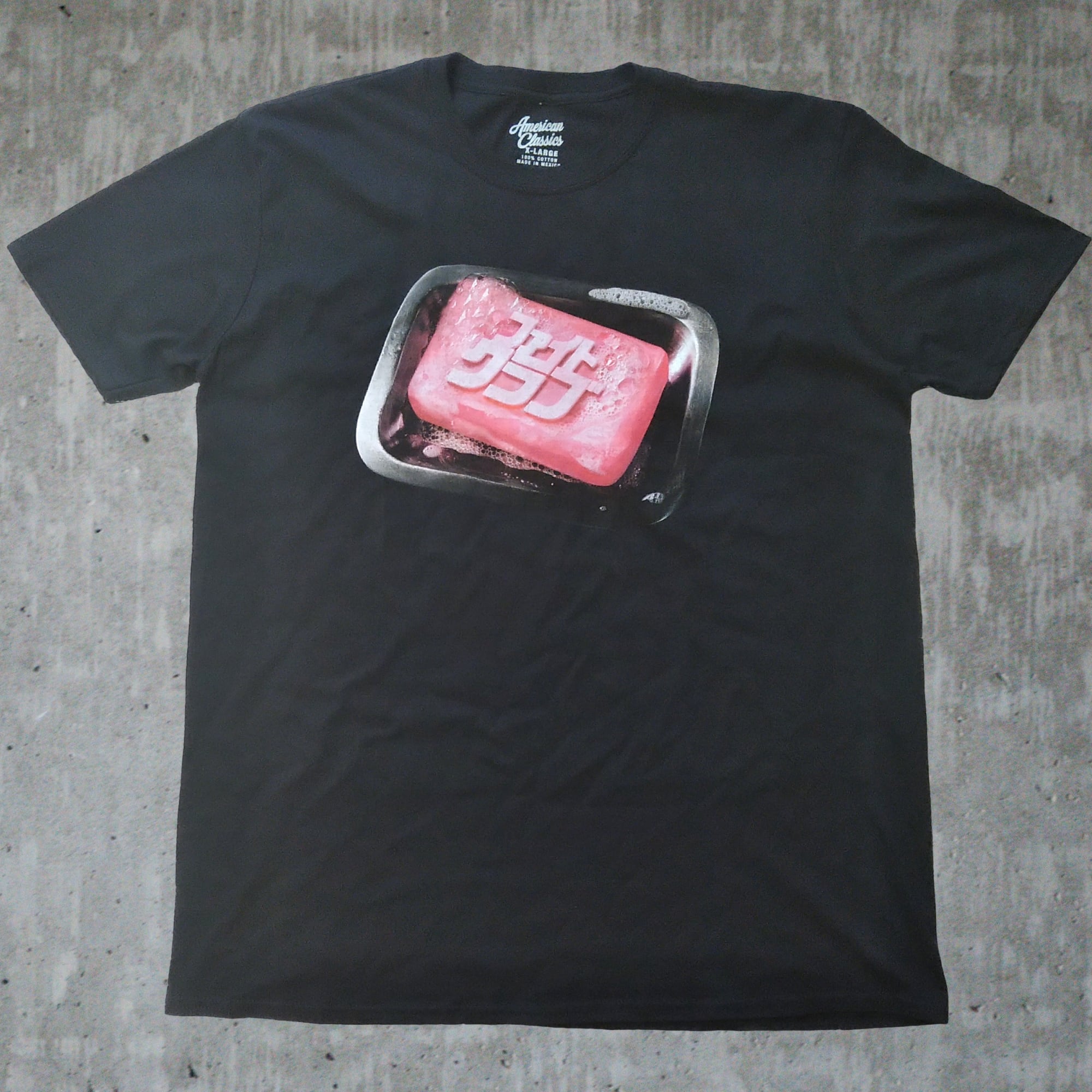 犬夜叉 Tシャツ XLサイズ 黒 アニメTシャツ 海外 未使用新品 * | GOLD