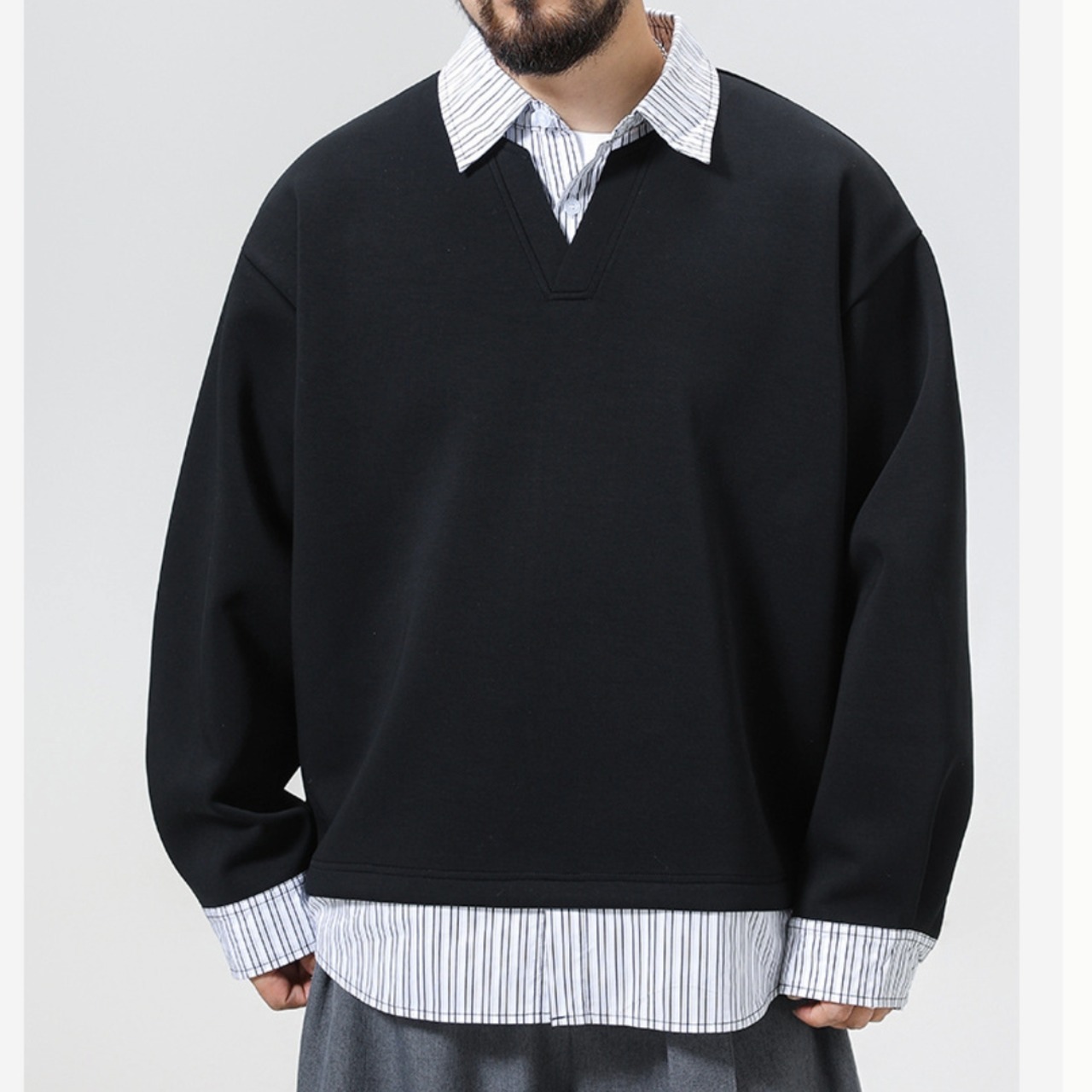Layered Collar Pullover　TB2618・画像3