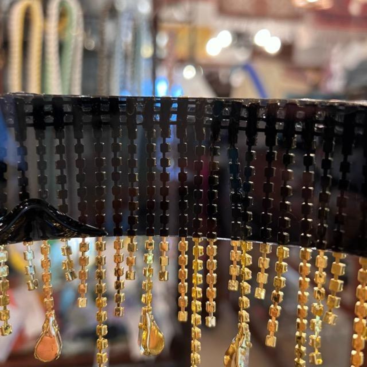 TOPANGA Accessory　フリンジビーズスポーツサングラス　ファッション　サングラス　パーティ　イベント　装飾