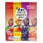 【2セット】4種のフルーツ こんにゃくゼリー 80個入り