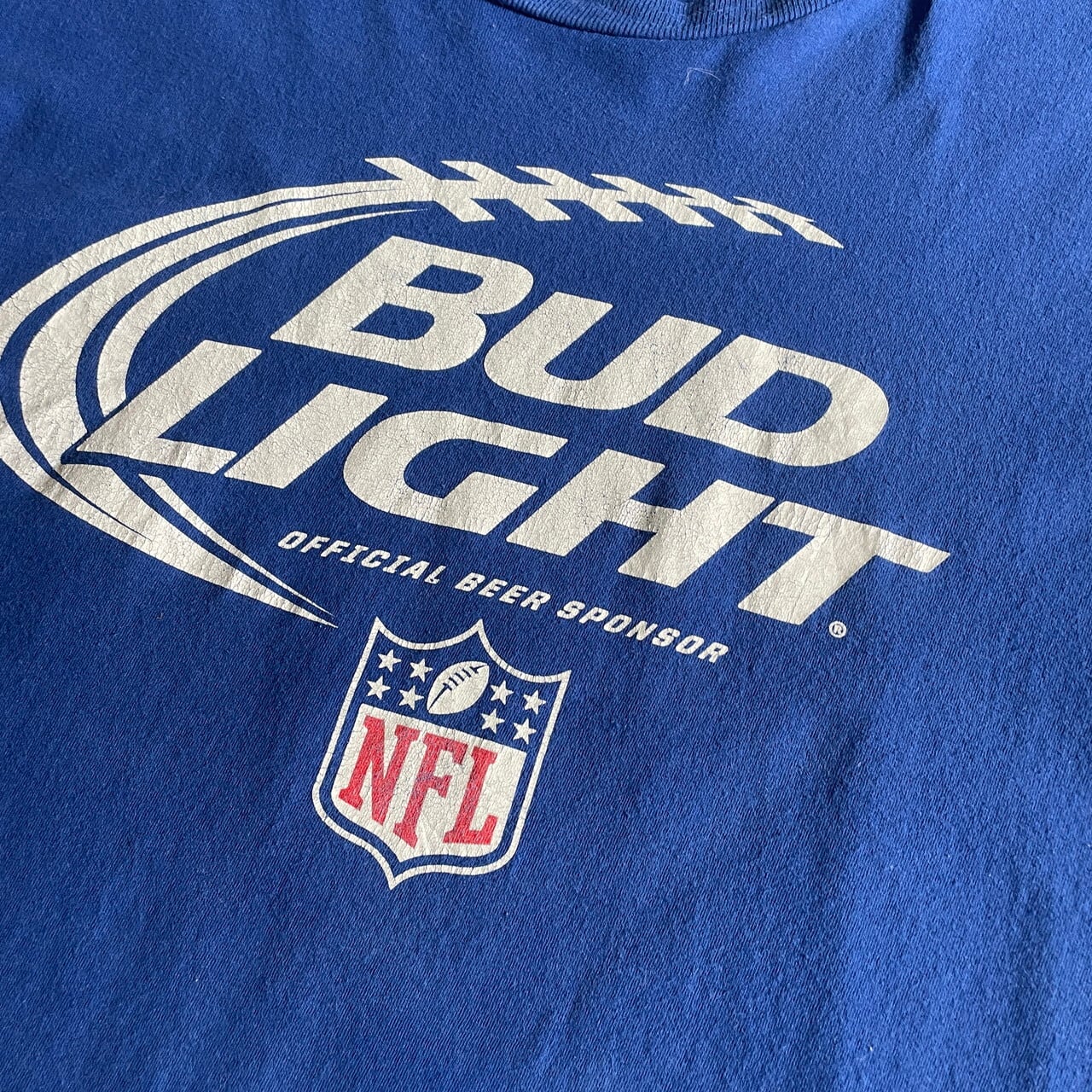 BUD LIGHT NFL バドライトビール 企業ロゴ プリントTシャツ メンズXL 