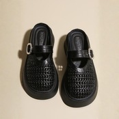 メッシュ素材 厚底 サンダル  90018