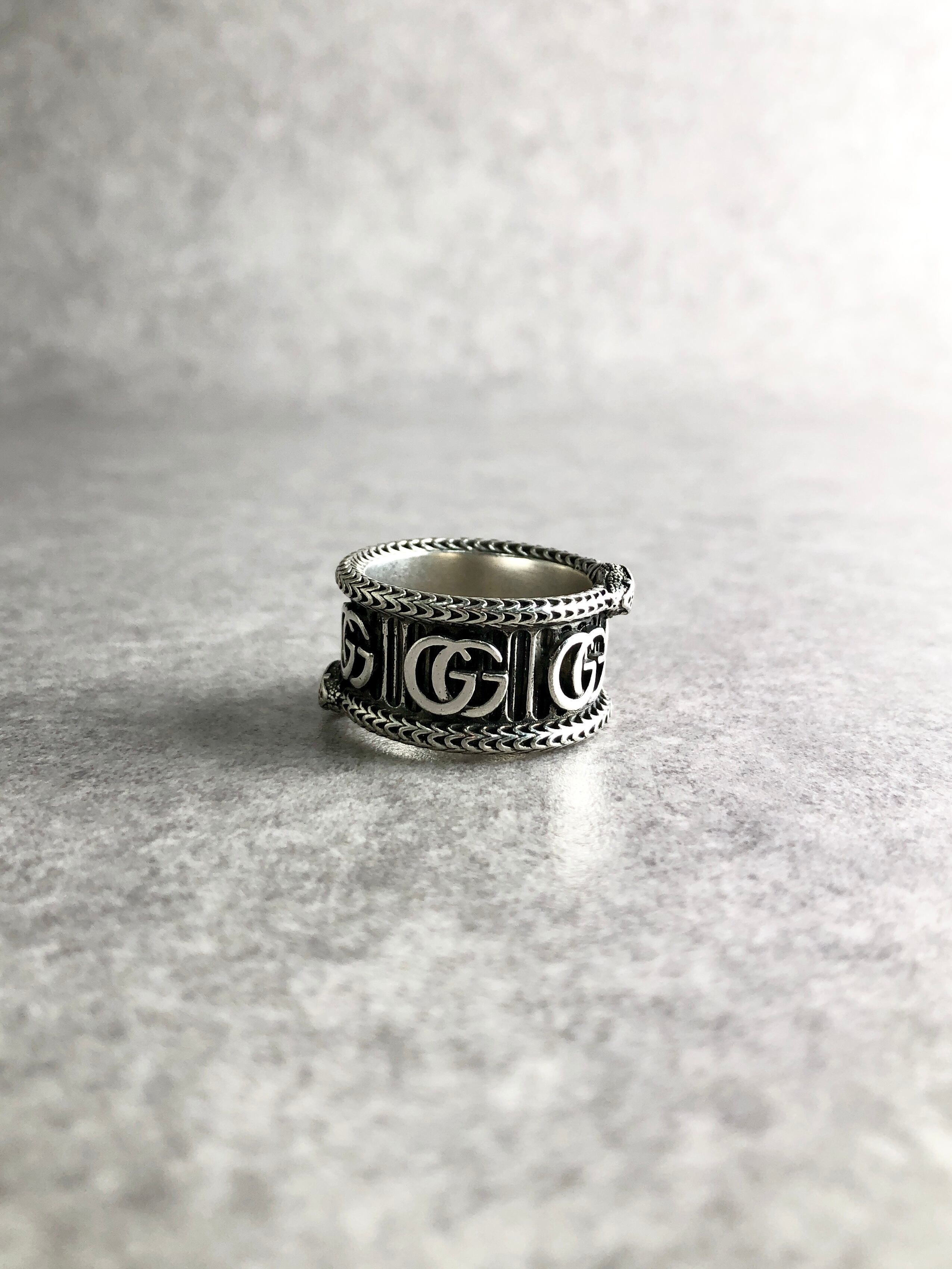 GUCCI グッチ リング シルバー マーモント SILVER925 22号 vintage