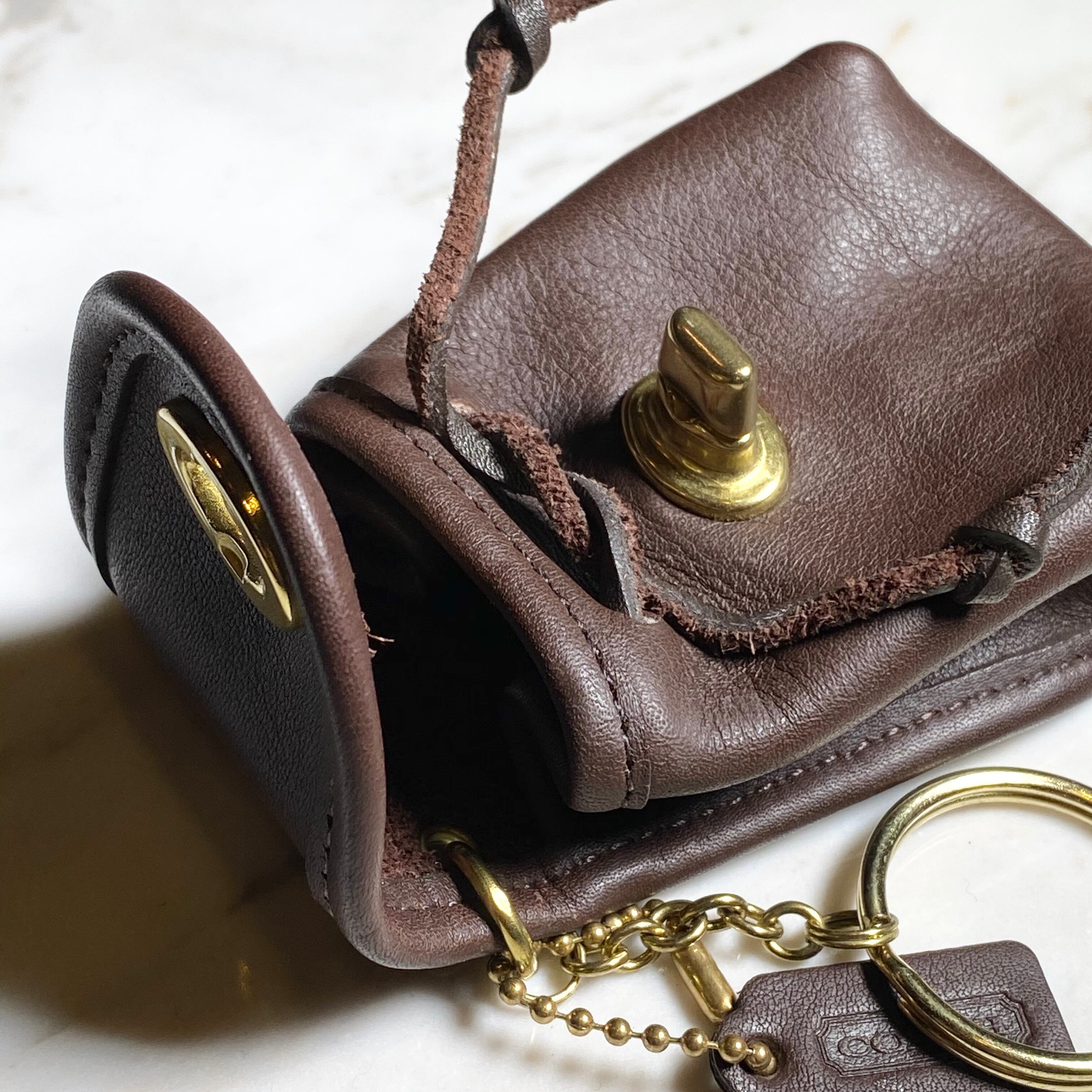 old COACH leather coin purse | NOIR ONLINE