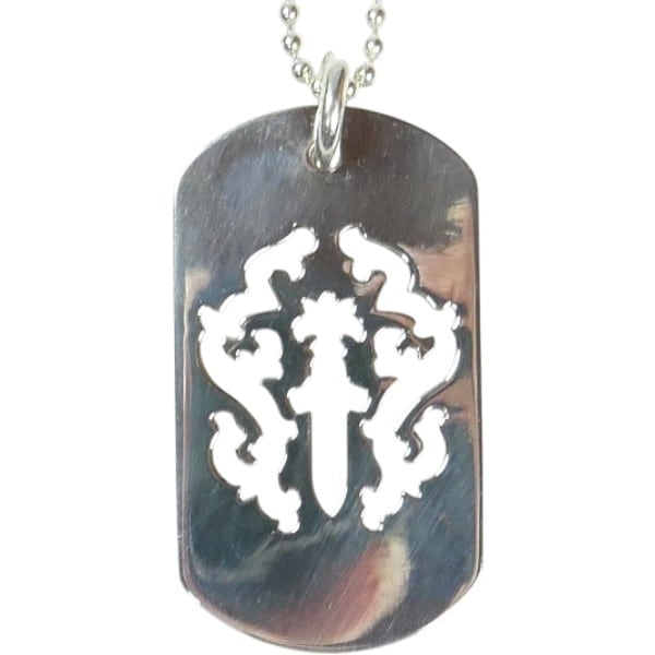 Chrome Hearts ドッグタグ ネックレス シルバー Size【フリー】 CHROME HEARTS クロム・ハーツ VINE DAGGER DOG TAG