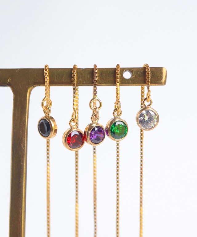 14kgfラインチェーンピアス/019011