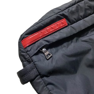 PRADA black nylon mini bag