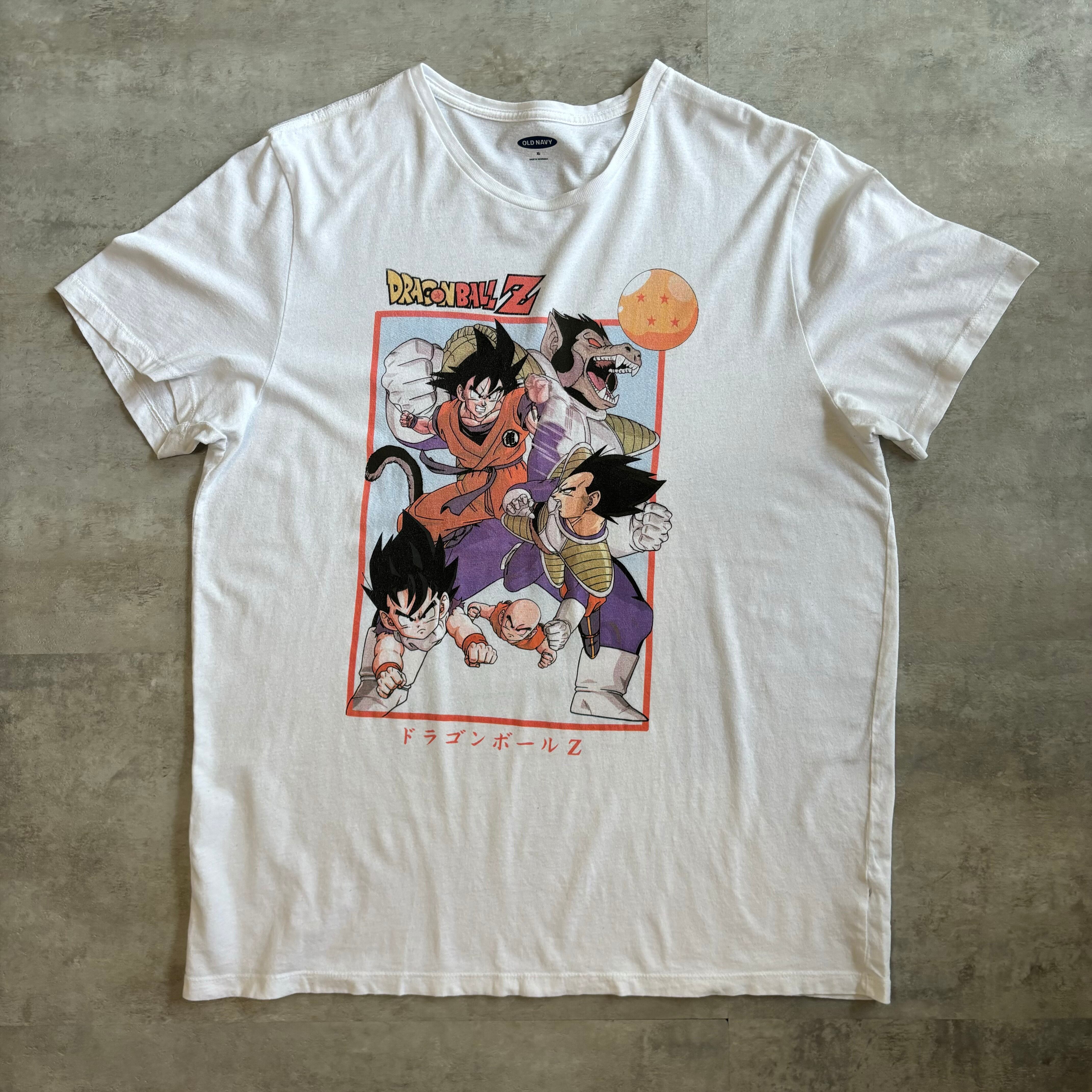 XLsize》ドラゴンボールZ 悟空 vs ベジータ アニメTシャツ no.3139 