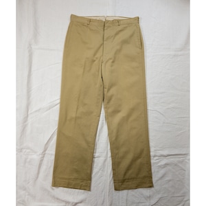 【1950-60s】"French Work" Cotton Twill Chino Work Trousers