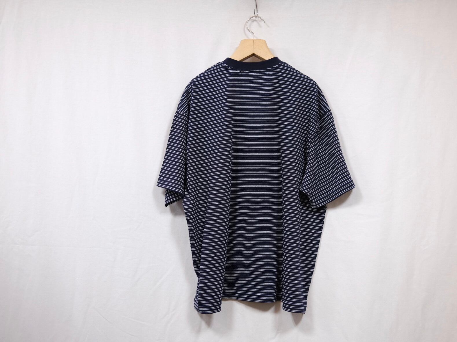 Ennoy PANEL BORDER S/S T-SHIRT ネイビー XL