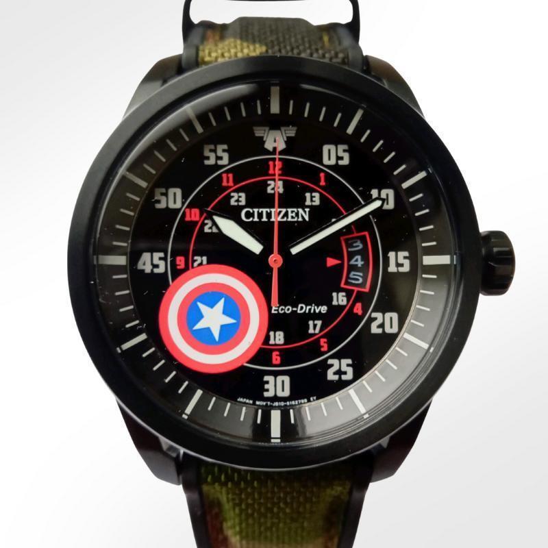 腕時計 メンズ シチズン エコドライブ マーベル キャプテン・アメリカ