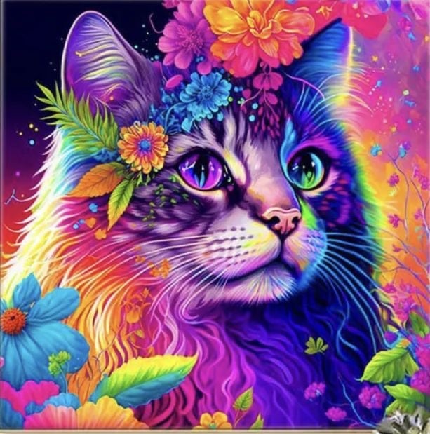 現品 ALL フェアリーダストビーズ ダイヤモンドアート 猫 30 現品 ALL フェアリーダストビーズ ダイヤモンドアート 猫 30
