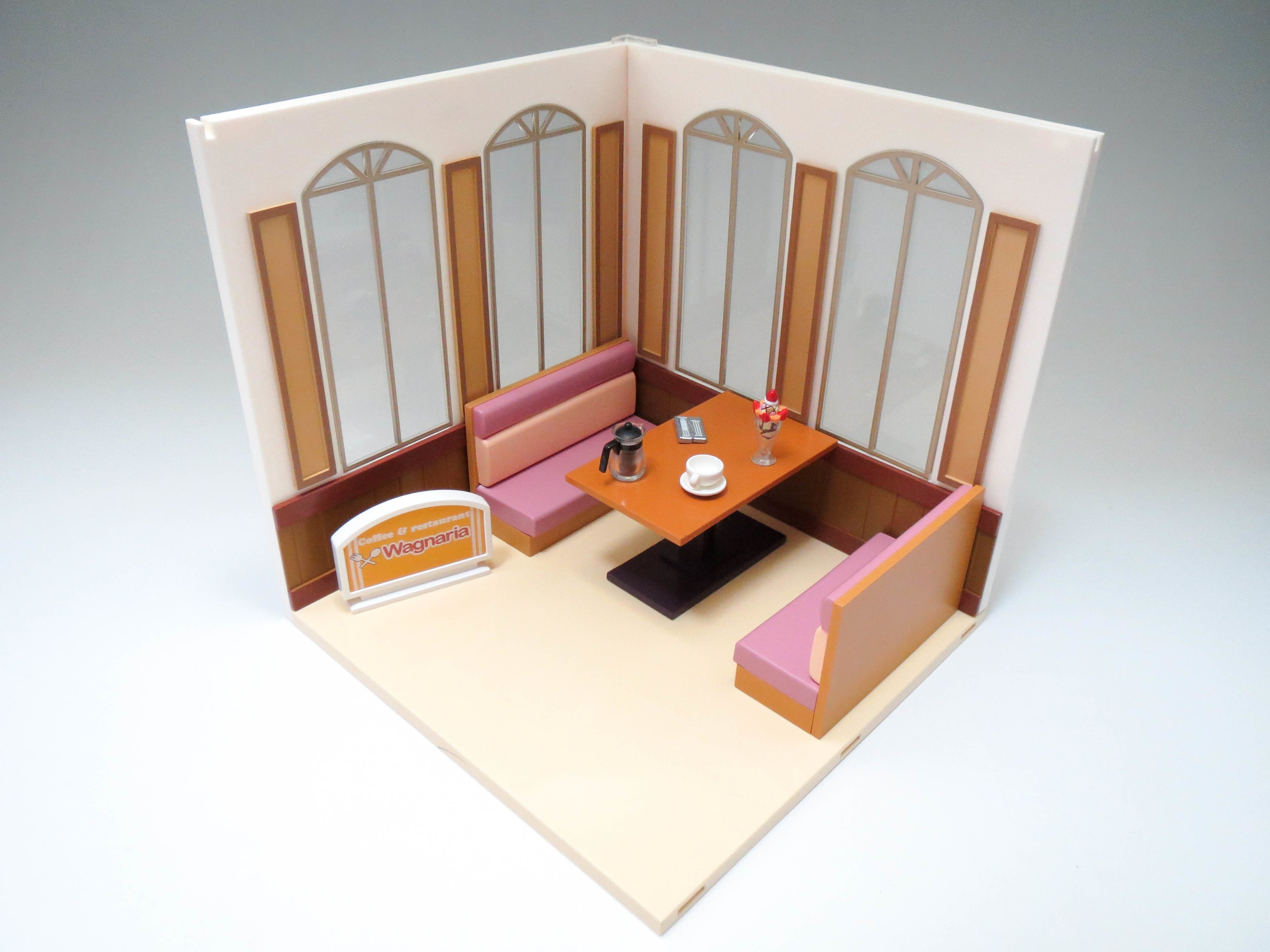 再入荷 ねんどろいどプレイセット #05 ワグナリアA 客席セット 看板