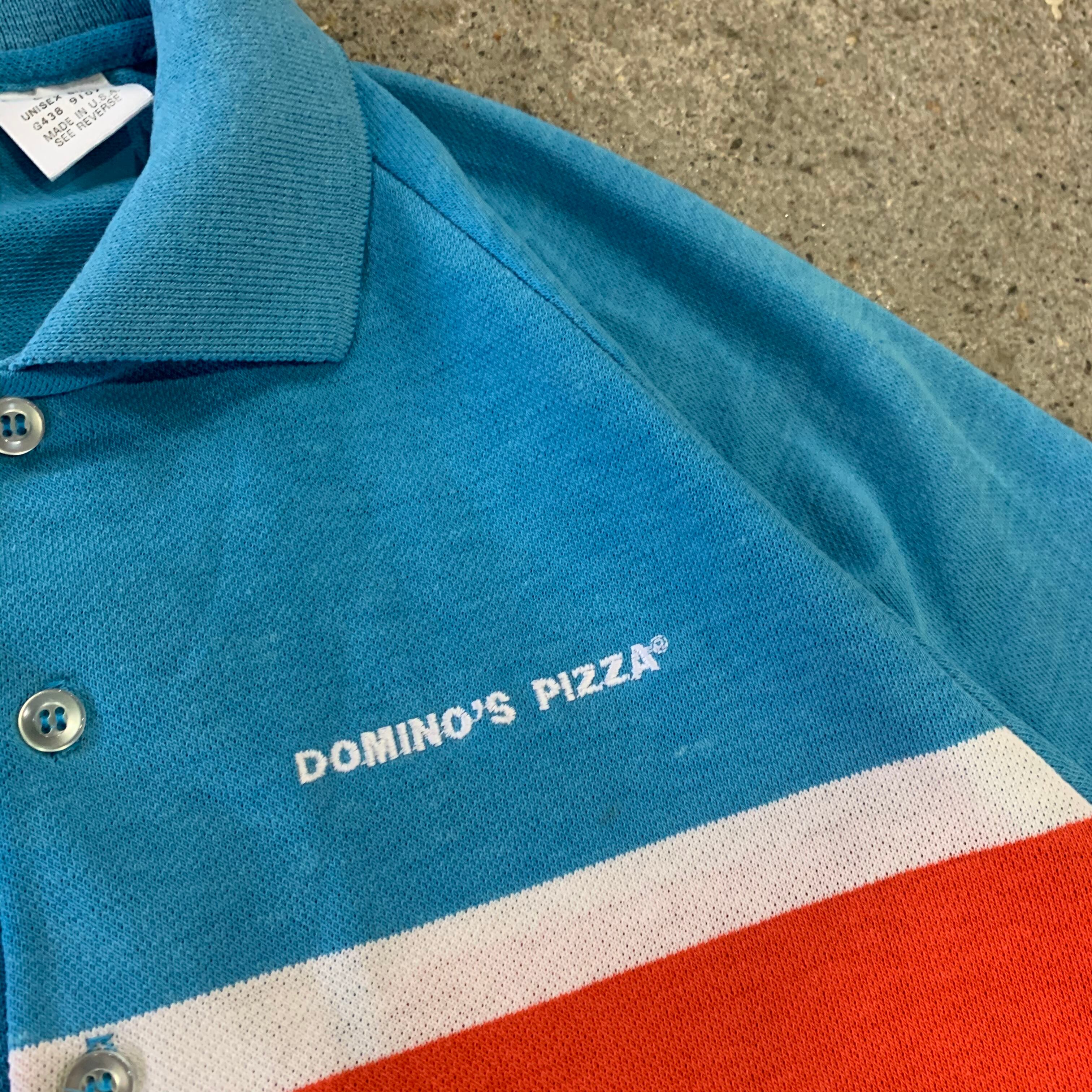 80s Domino's pizza polo shirt | What'z up