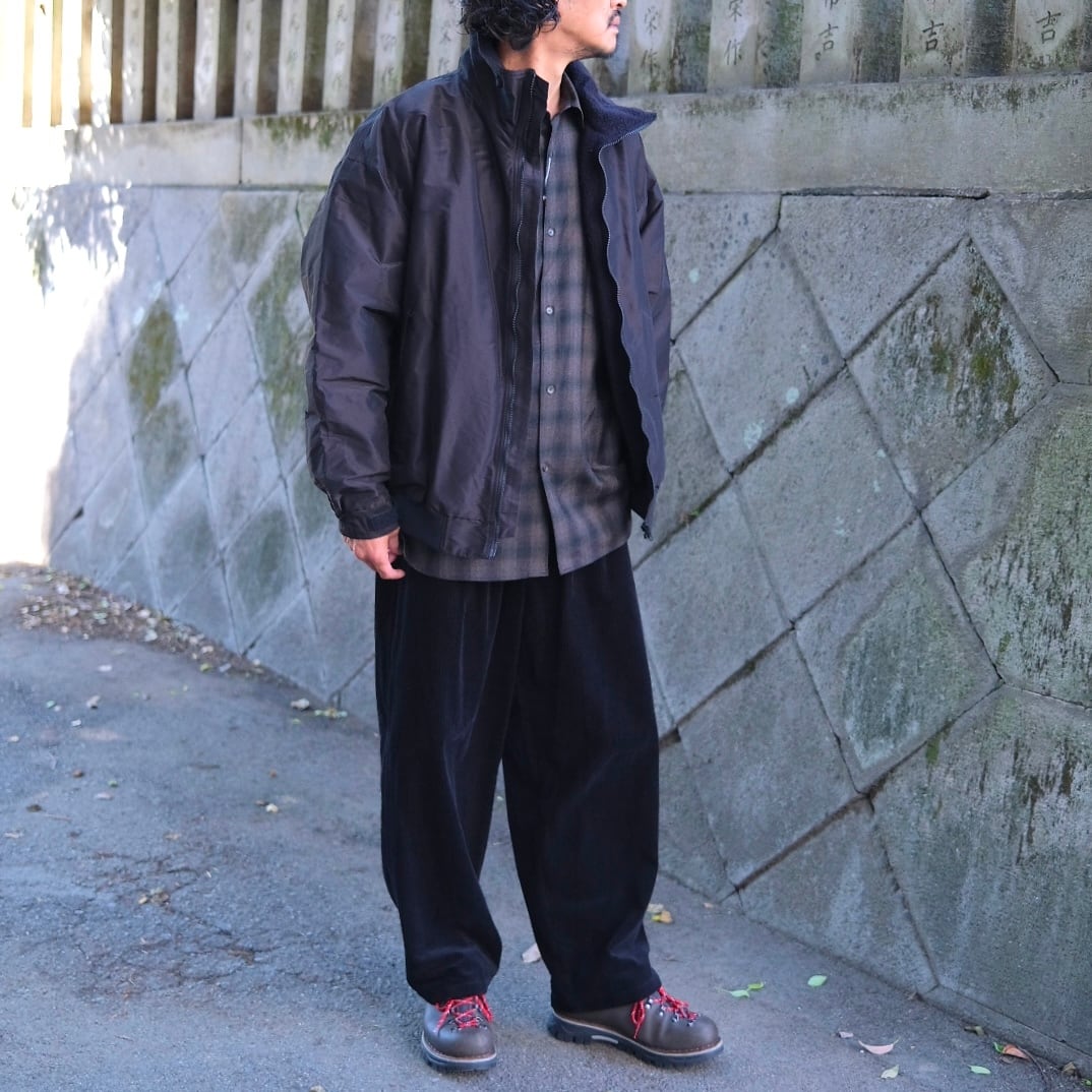 COMOLI(コモリ) / コットンシルクトラックジャケット-BROWN-(E03-01015)