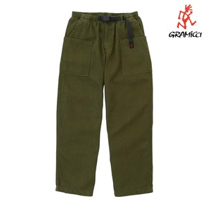 Gramicci グラミチ HEMP RELAXED PANT ヘンプリラックスパンツ G6SM-P005 メンズ イージーパンツ ワイドパンツ ヘンプ コットン クライミングパンツ アウトドア OLIVE