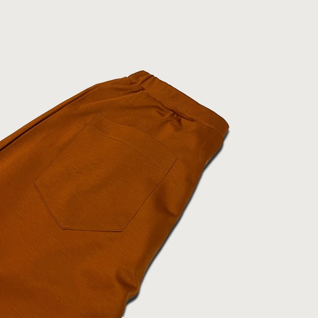 肌触り◎ 細見えタックワイドストレートパンツ｜ブラウン｜画像8