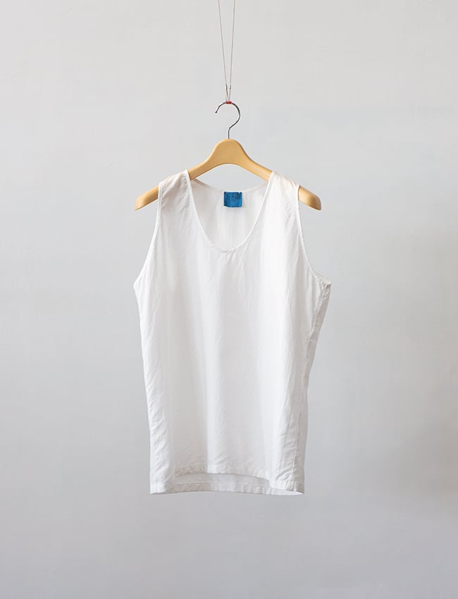 aulico : TANK TOP LONG (Narrow Fit) / WHITE | aulico