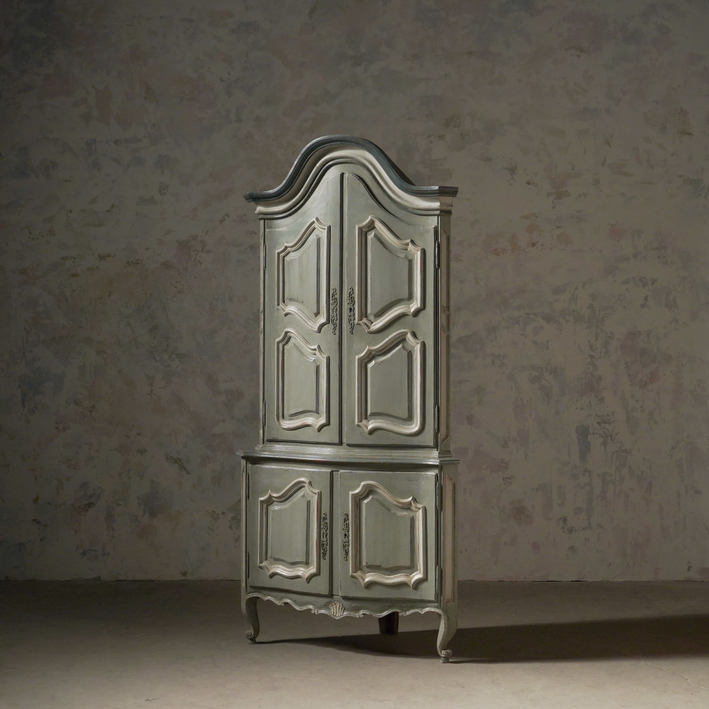 キャビネット/コーナーキャビネット/フランス家具/1900年代/オーク材/ディスプレイ/収納家具