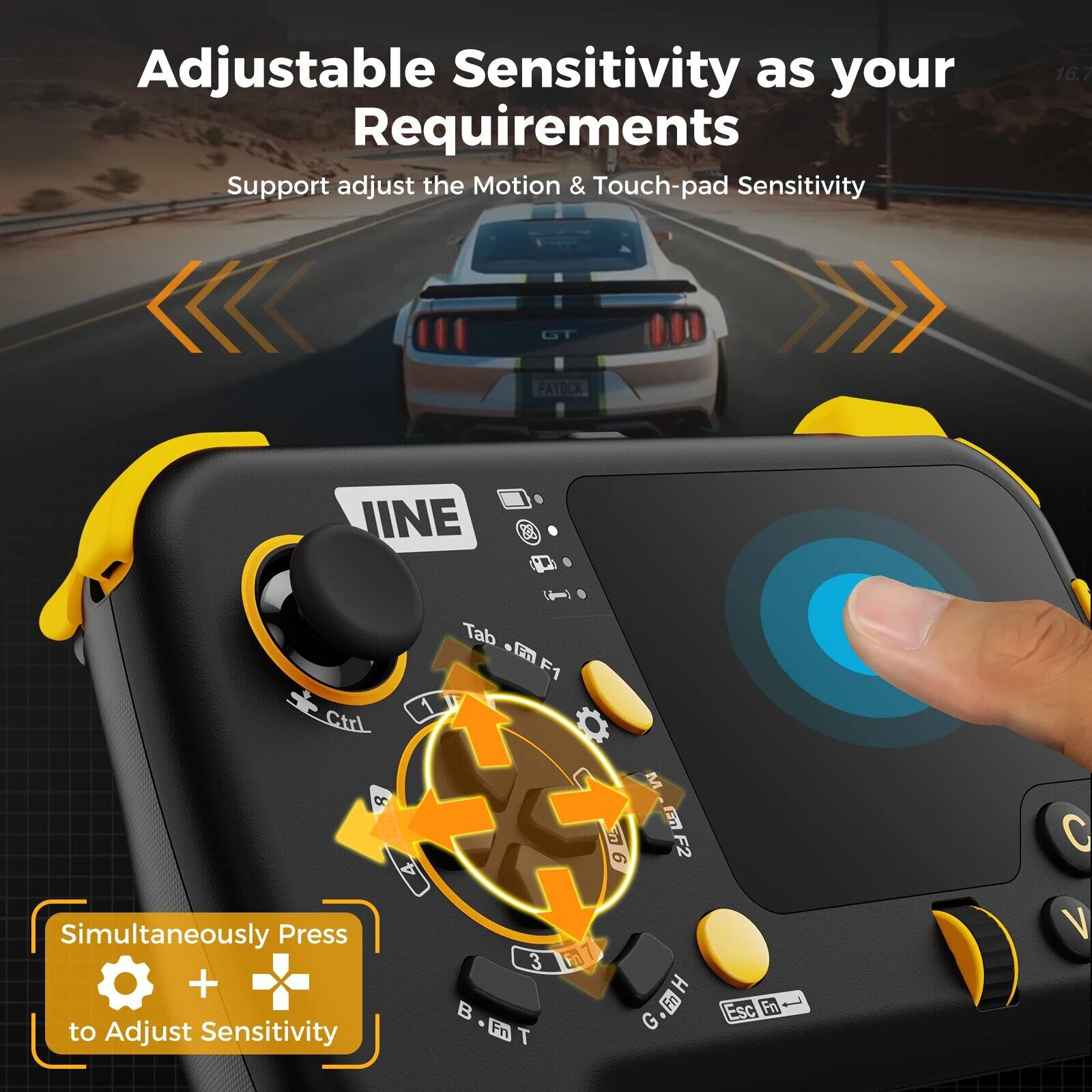 PS4マウス付きリモコン (マウスパッド付き) キーボード＆マウス セット