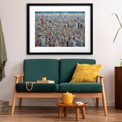 Tokyo Dream｜東京の街並みを抽象的に描いたモダンアートポスター｜洗練された色彩と構図が都会的インテリアを演出A4ポスター