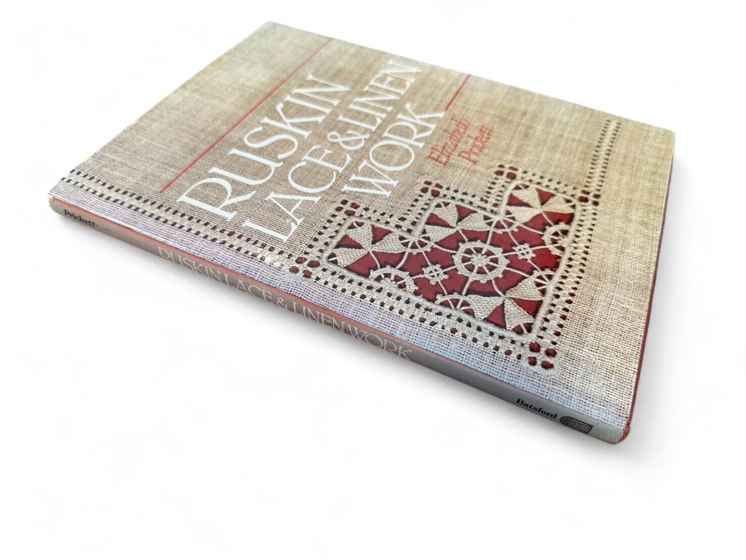 SF037】【FIRST EDITION】Ruskin Lace & Linen Work(1985) /Elizabeth