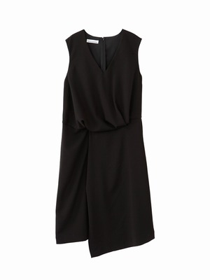 Drape dress  / black / S16DR05