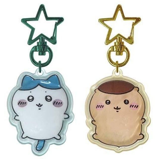 ちいかわぷっくりったいペアキーホルダハチワレ×くりまんじゅう(8403615)