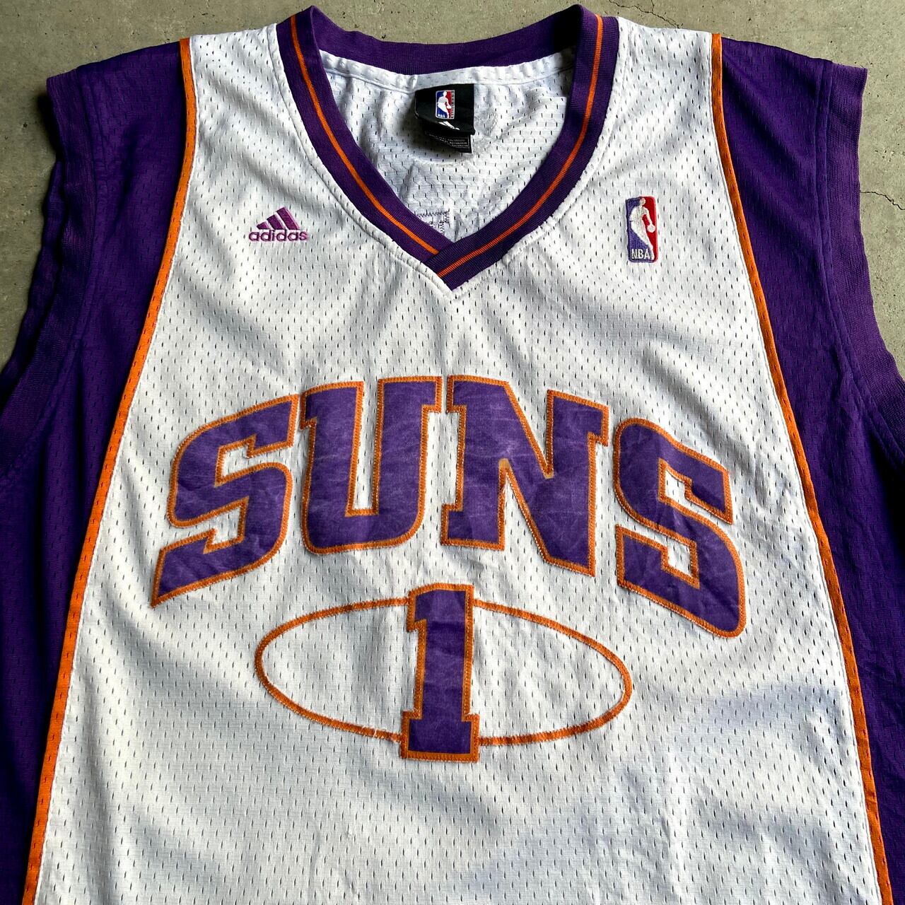 古着 NBA Reebok 田臥勇太 フェニックスサンズユニフォーム 希少】 NBA 田臥 勇太 #1 SUNS タブセ ユウタ reebok リーボック製