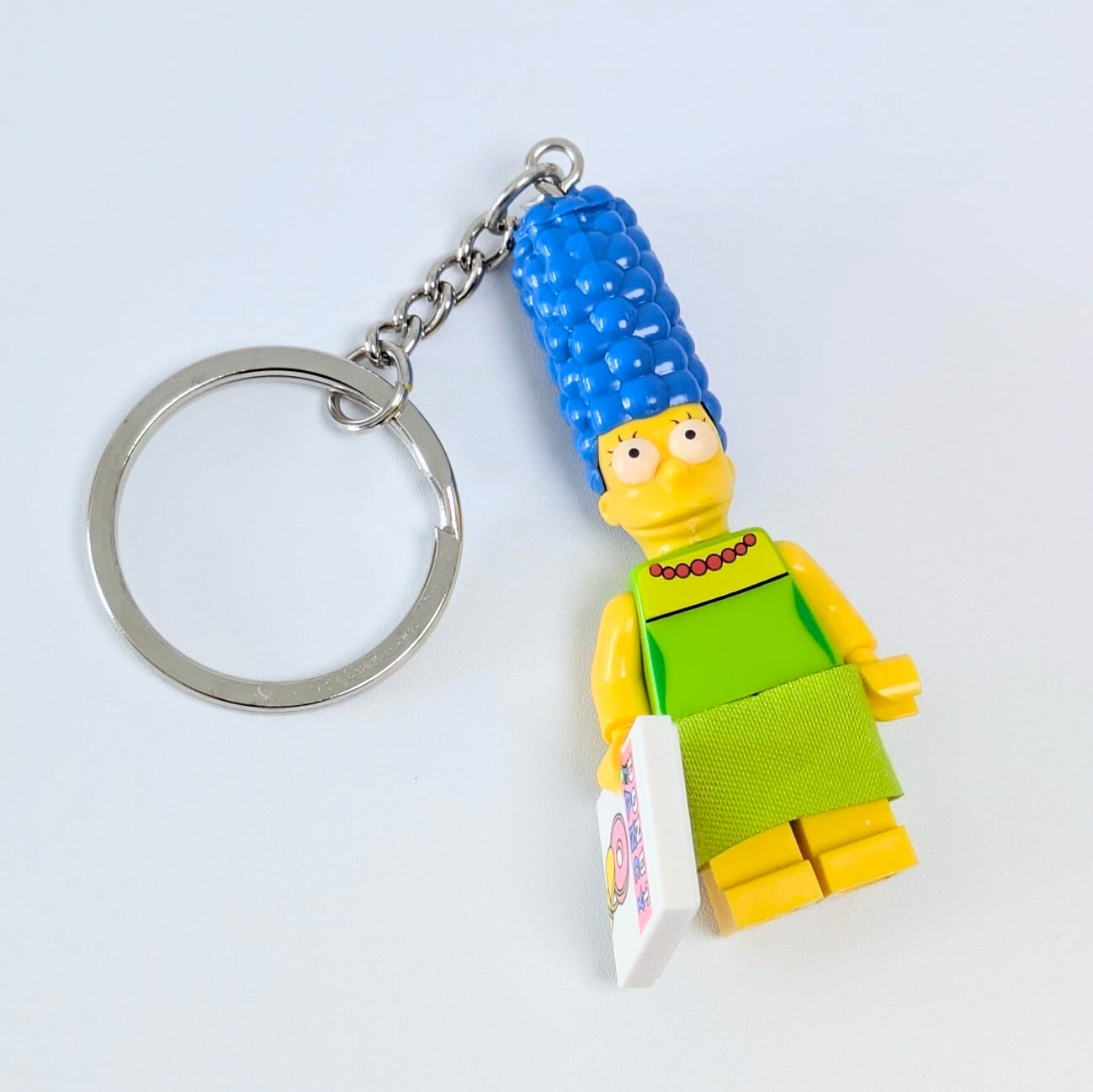 待望の再入荷！お早めに！【ブロックフィギュアキーホルダー】 ★The Simpsons（ザ シンプソンズ）マージ・シンプソン★〚アメリカン雑貨 アメトイ〛