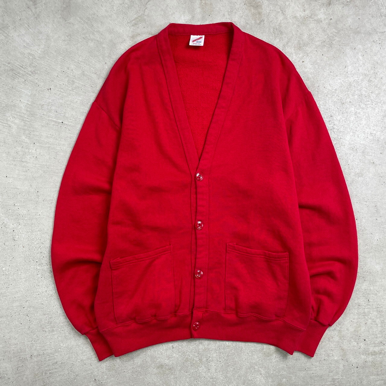 90年代 USA製 JERZEES ジャージーズ スウェットカーディガン メンズL 