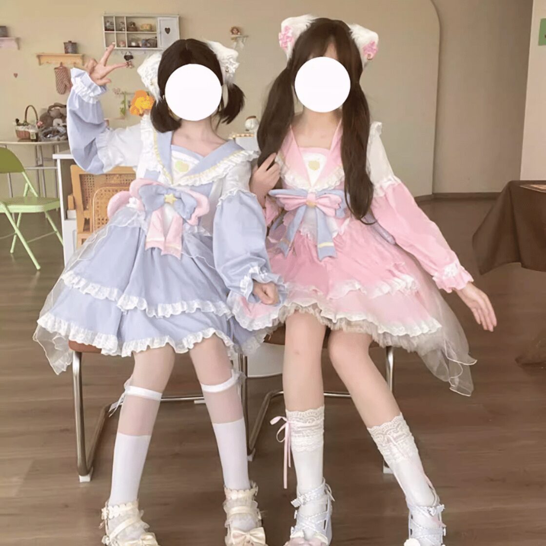 ゴスロリ通販 With U ワンピース キラキラ リボン フリル かわいい