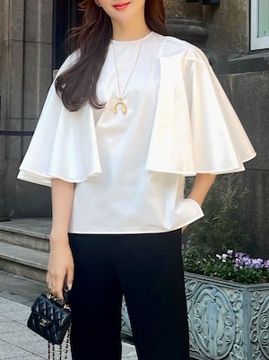 canelé blouse / white 4/12 12:00 ～ 再販 (即納)
