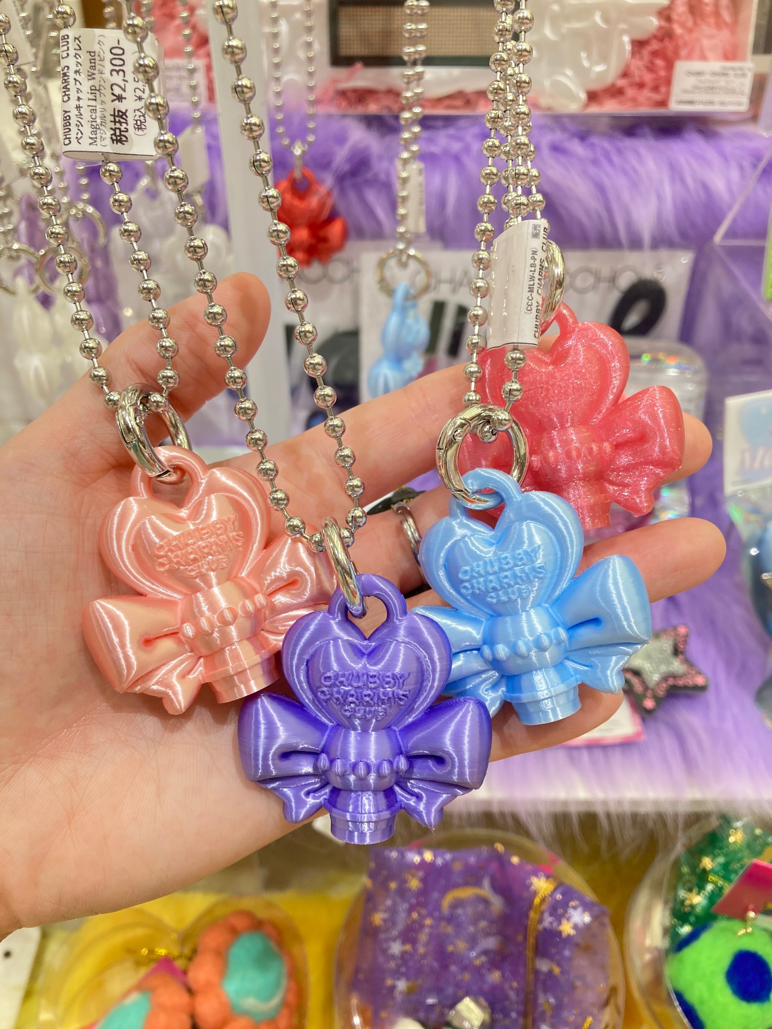 【12/14(日)21:00-12/17(水)12:00まで限定❣️】CHUBBY CHARMS CLUB / ペンシルキャップネックレス(マジカルリップワンド)