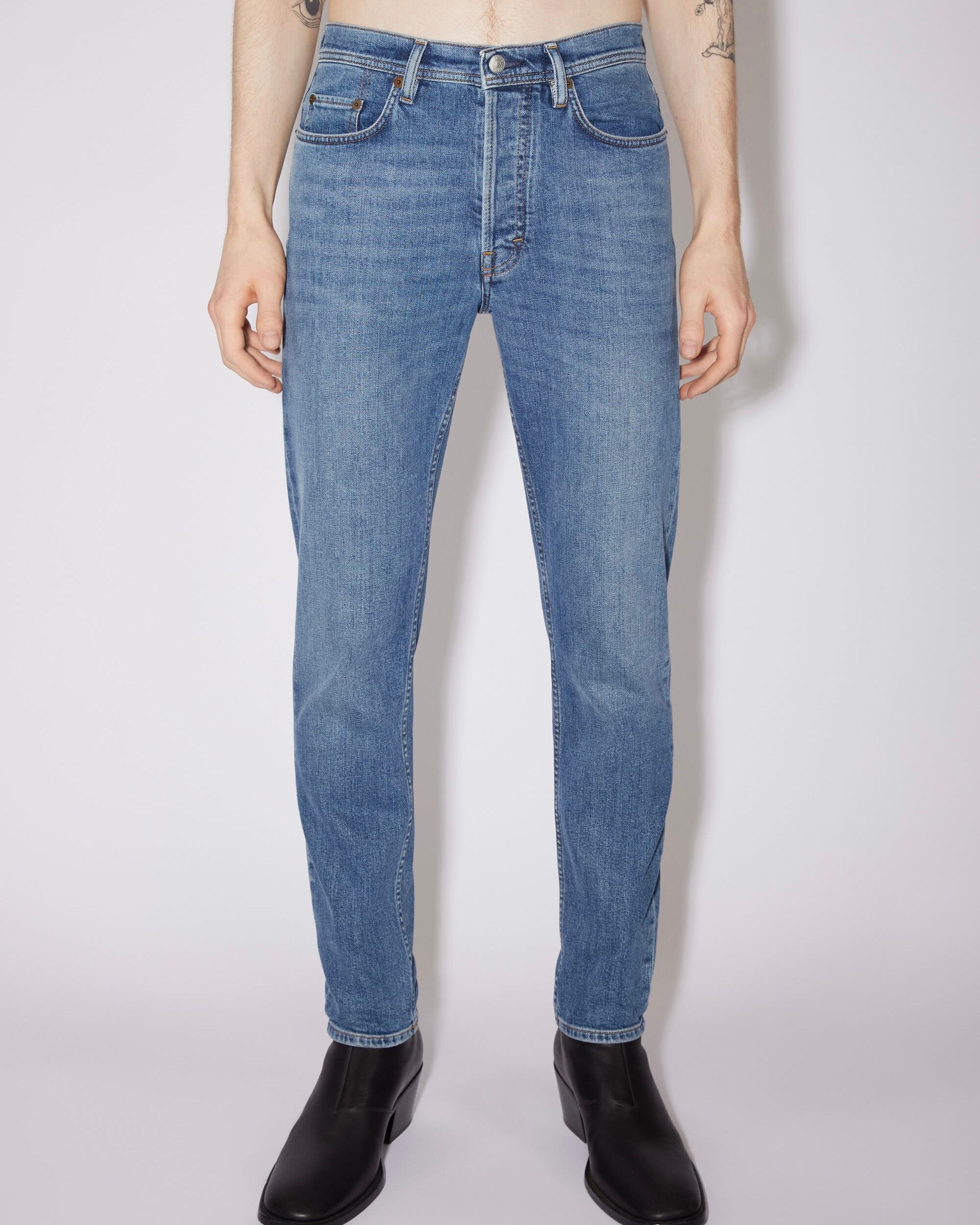 ACNE STUDIOS】 スリムテーパードジーンズ(RIVER MID BLUE ACNE STUDIOS】 スリムテーパードジーンズ(RIVER MID BLUE