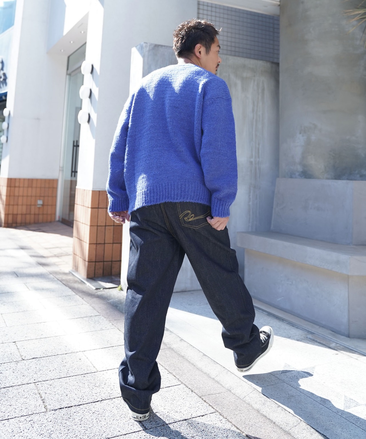 【#Re:room】SEASIDE BIG CREW KNIT［REK138］