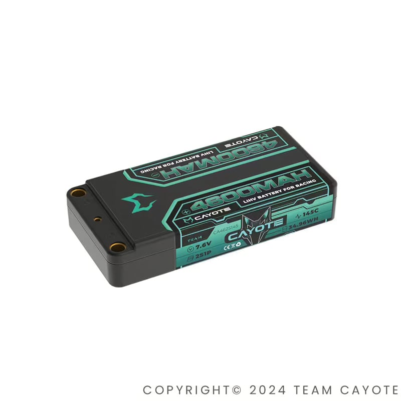 CYE462S145 レーシングリポバッテリー 4600mAh ,145C ,2S1P ,7.6V
